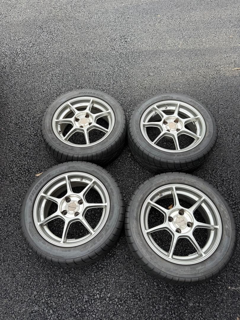 値下げしましたENKEI RS-M 205/50R15 PROXES R1R