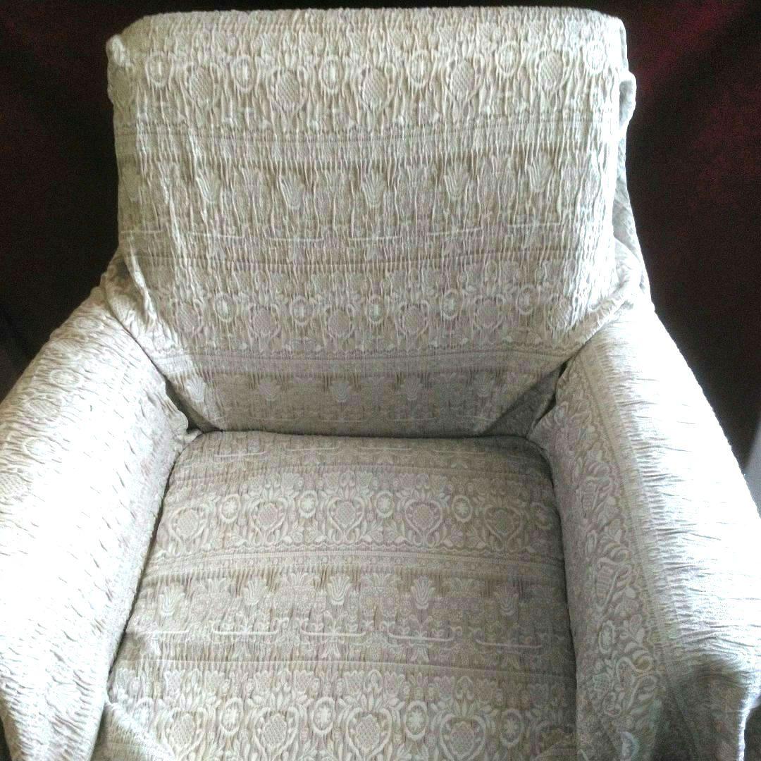 【タイムセール】Oliver1人掛けソファ　ナチュラルグリーン　シングルソファ