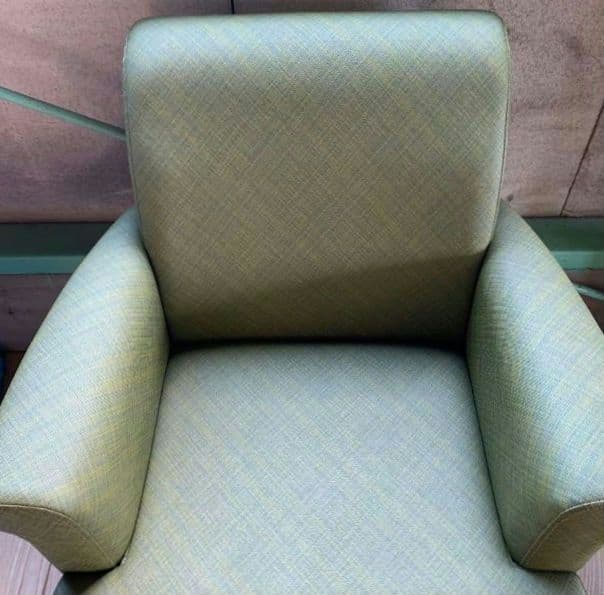 【タイムセール】Oliver1人掛けソファ　ナチュラルグリーン　シングルソファ