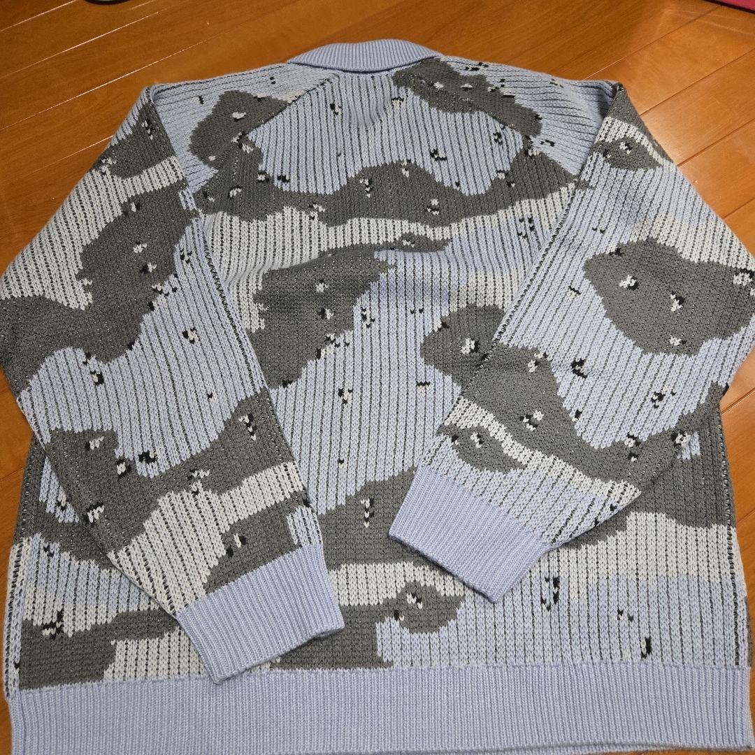 トップス Supreme Small Box Polo Sweater Blue Camo