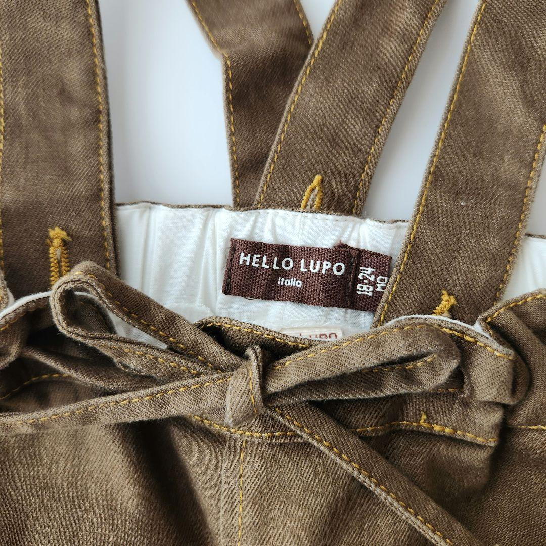 ボトムス hello lupo brown denim pants 18-24m
