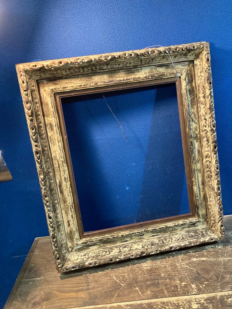 A 額縁　アンティーク調　ヨーロピアン風　ヴィンテージ　レトロ　壁掛けインテリア