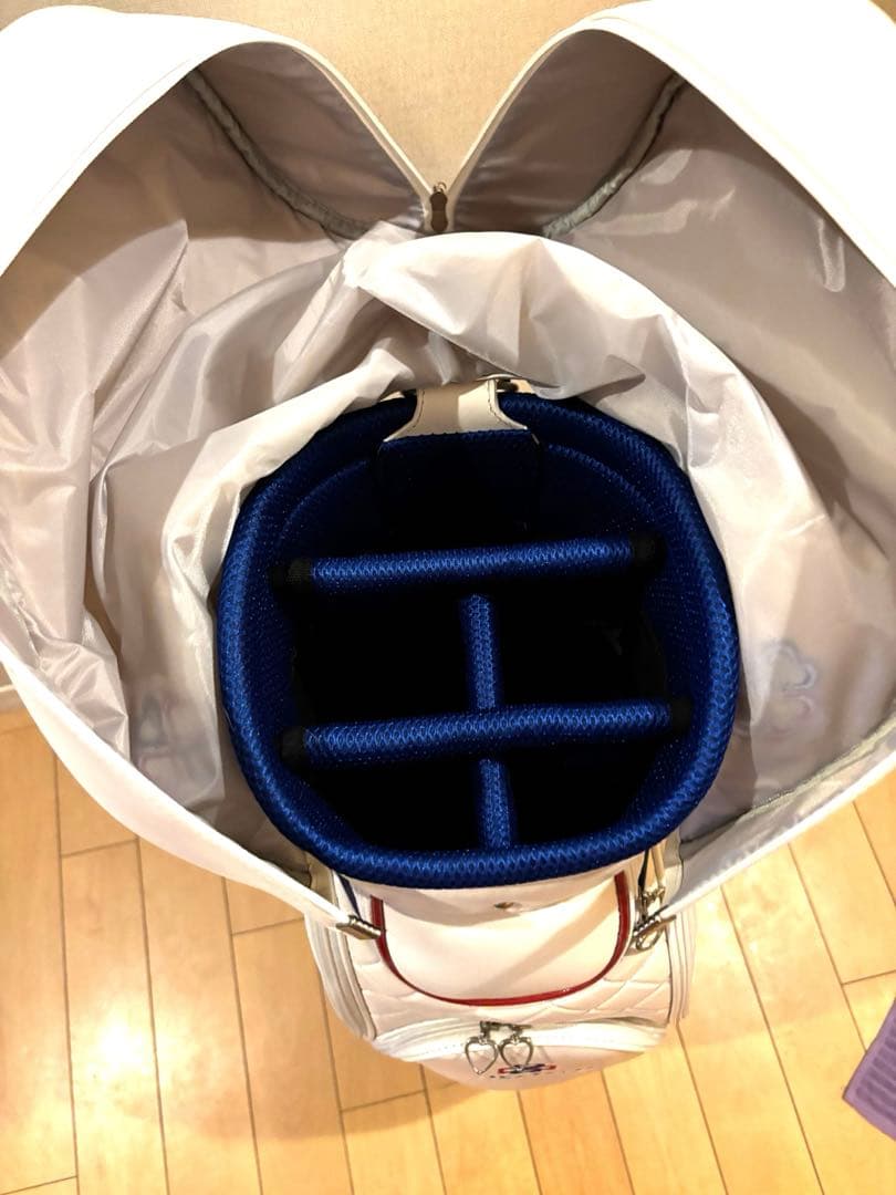 Nicotera レディースゴルフバッグ・キャディバッグ ホワイト