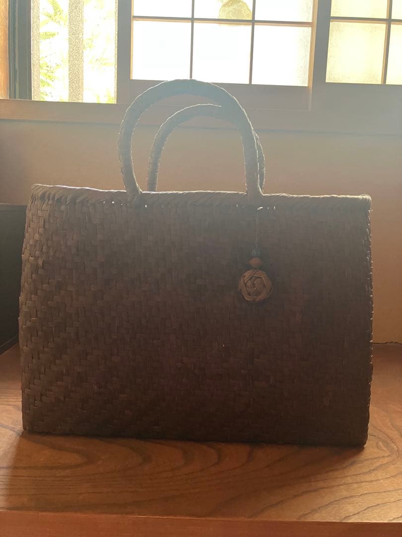 山葡萄　天然素材　かごバッグ　(特大サイズ)