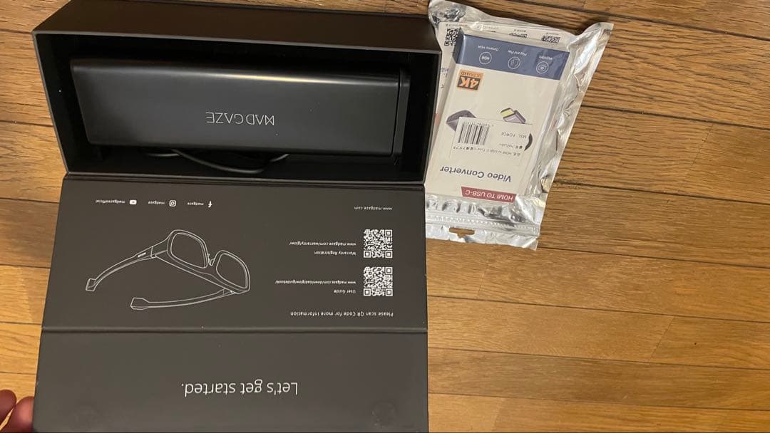 MADGAZE スマートグラス ＋HDMI To USB-C アダプタコンバータ