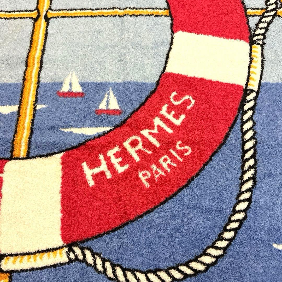 エルメスHERMESラグ　ビーチマット　タオル
