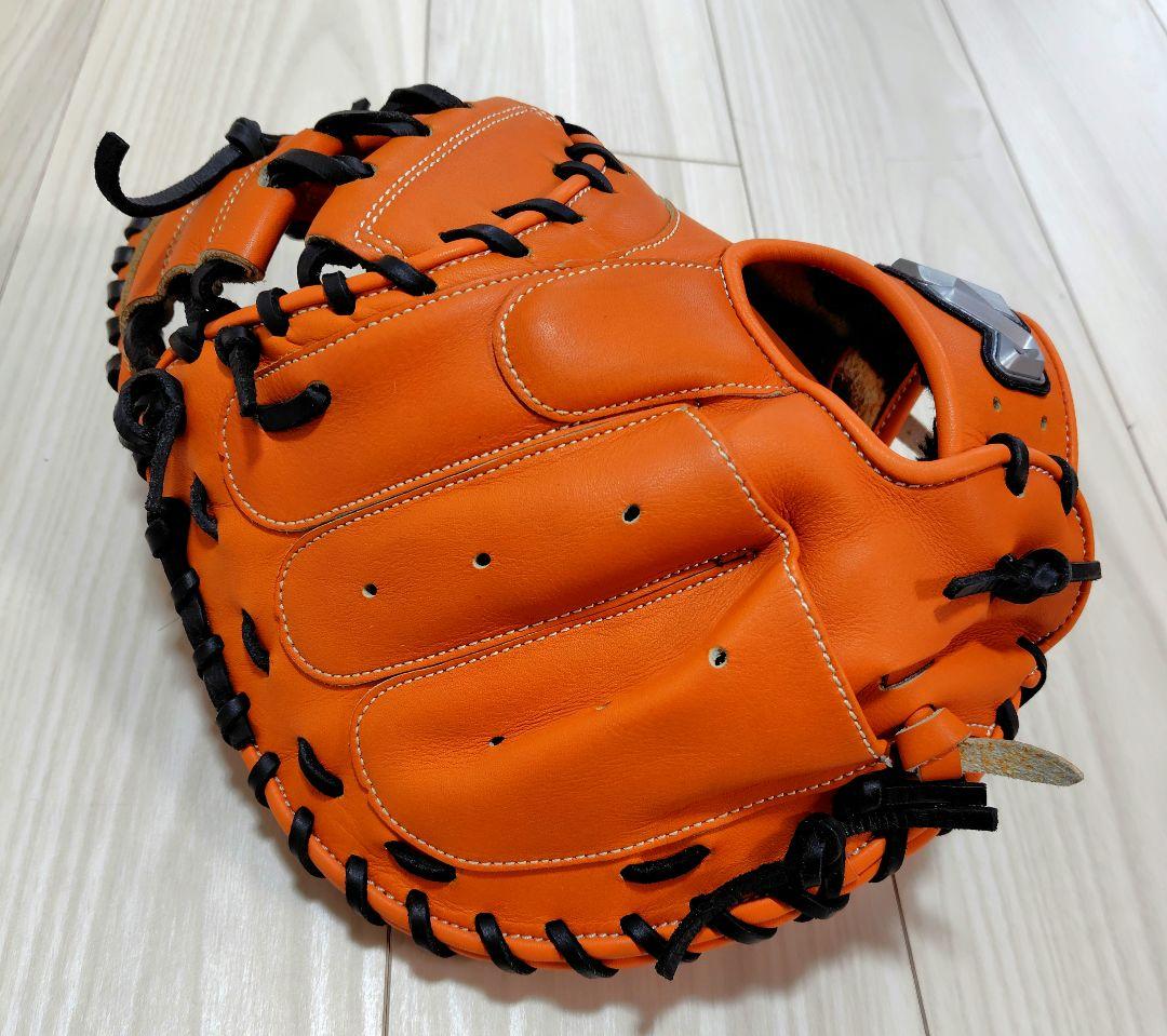 【美品】ハタケヤマ　40周年限定　軟式グローブ キャッチャーミット