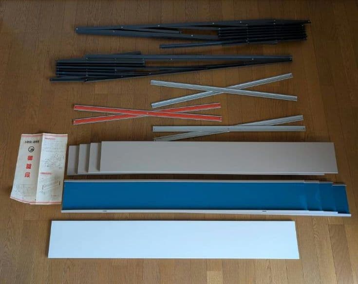 送料込【3出品全て落札必須 1/3】ひな人形 7段 15人飾り 40号（ひな壇）