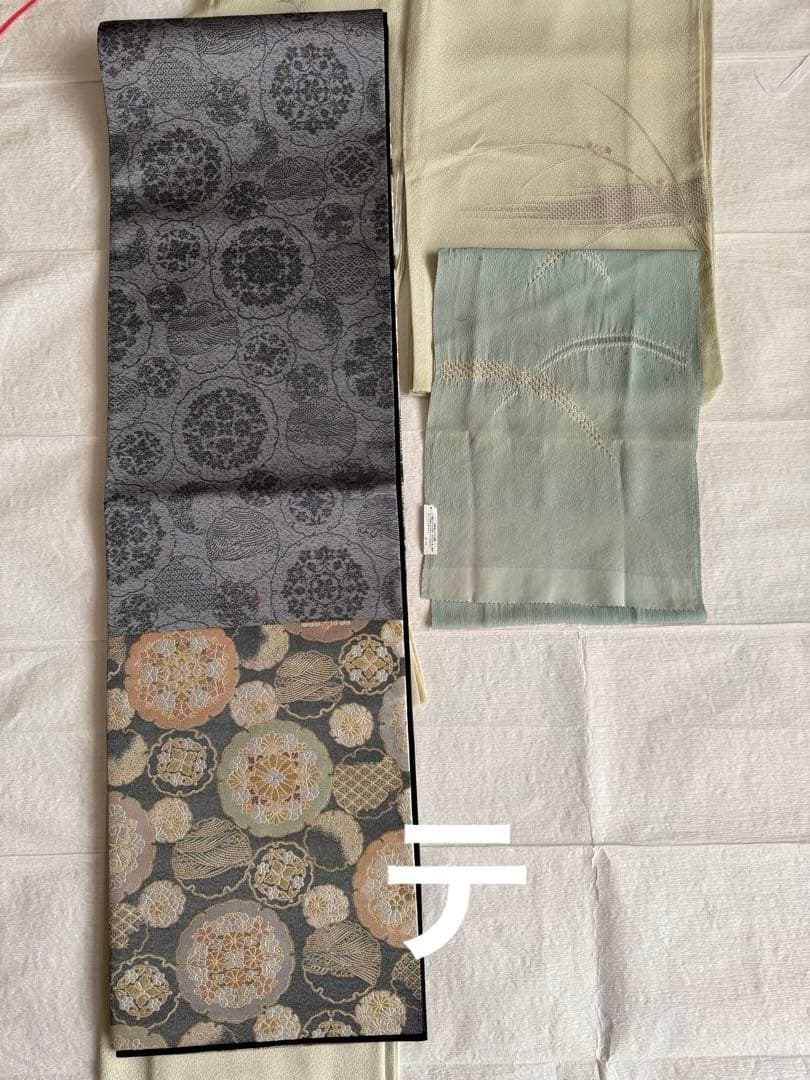 西陣まいづる　フォーマル袋帯　端華雪輪重文　帯揚げセット