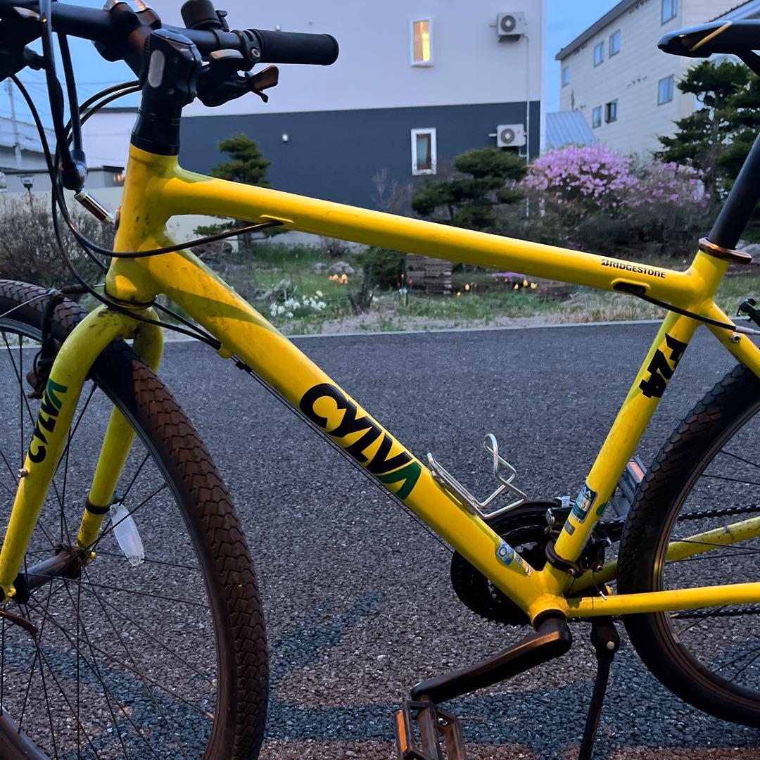 【かよりーた】CYLVA クロスバイク イエロー