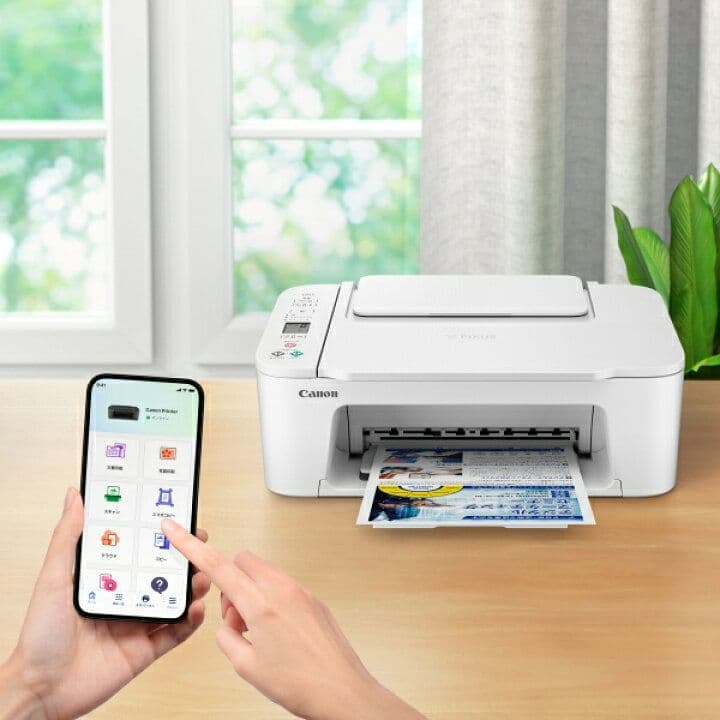 CANON複合機★未使用 TS3730 プリンター本体　スキャナー機能搭載H95