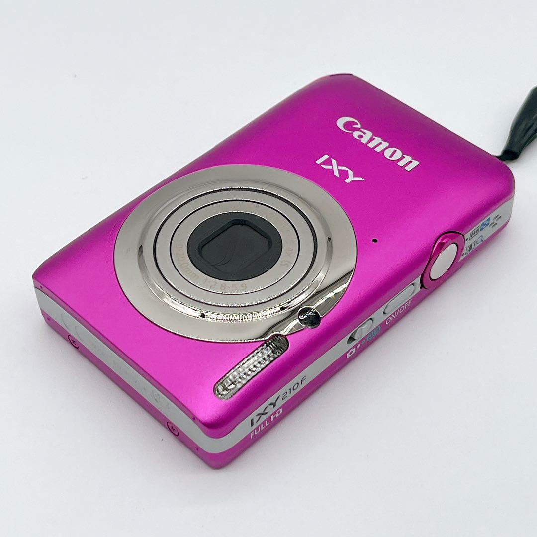 【希少】Canon IXY 210F オールド コンデジ ピンク