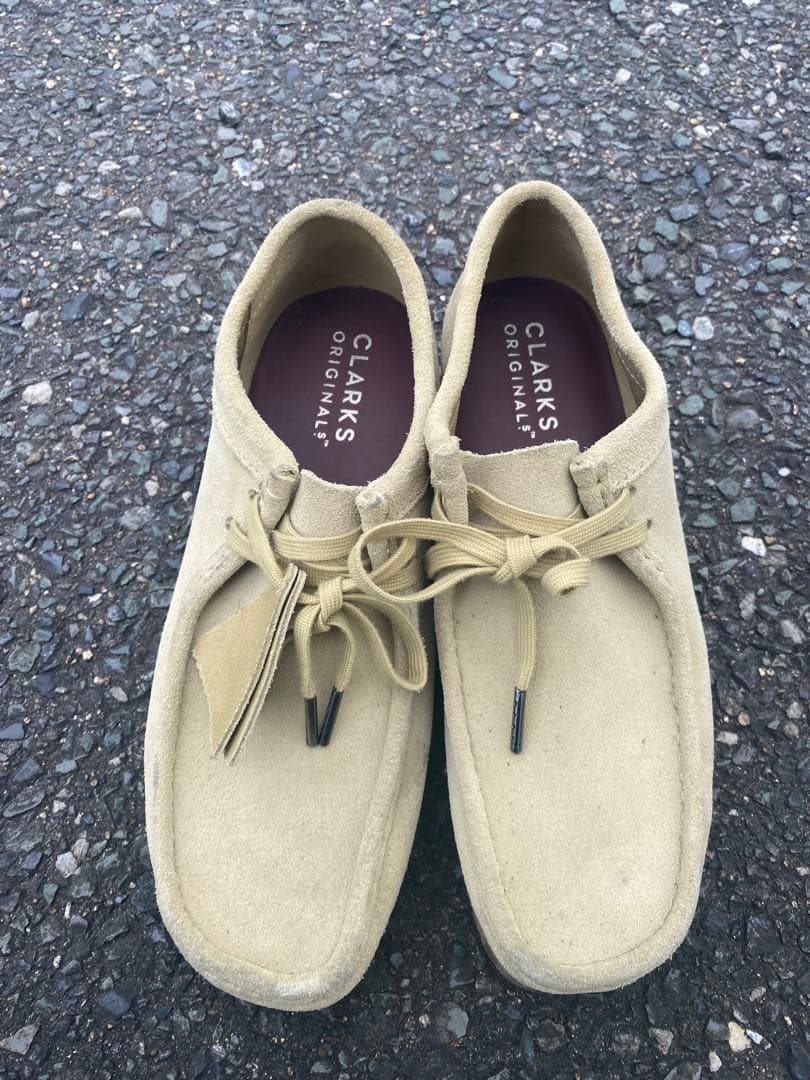 Clarks Wallabee クラークス　ワラビー　モカシン ベージュ