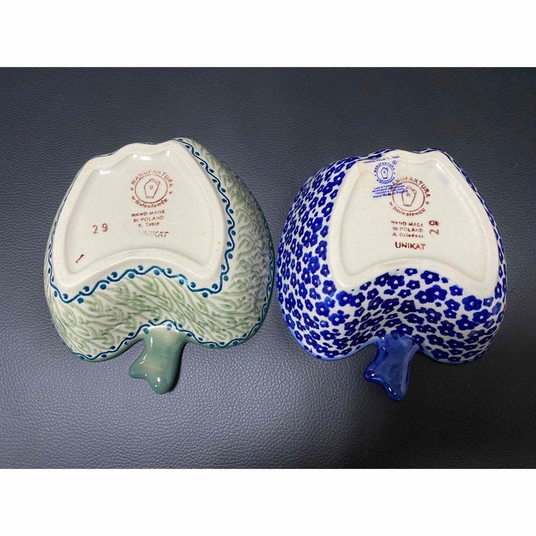 ポーリッシュポタリー リンゴボウル2点セット ポーランド食器