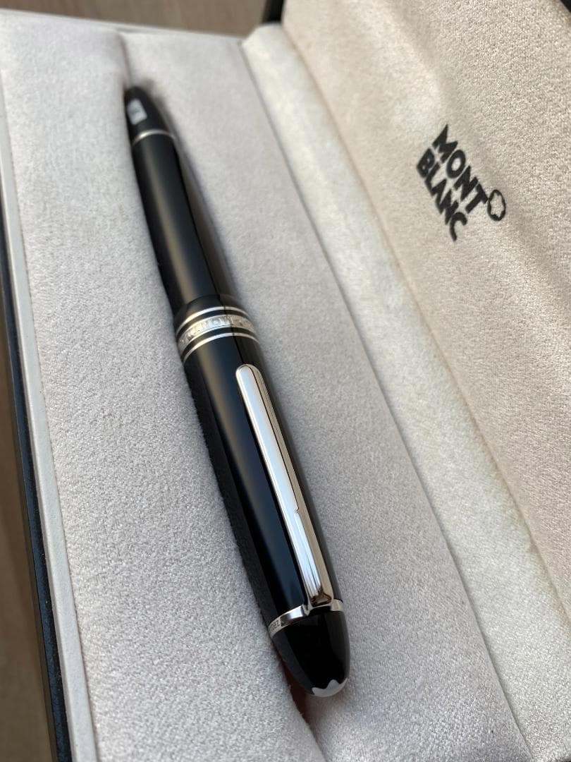未使用に近い モンブラン ル・グラン プラチナP146 万年筆 14K 保証書付