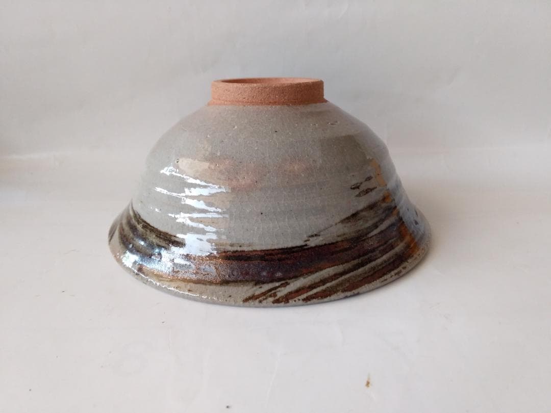 茶道具 丹山窯 小峠葛芳 作 鉄刷毛目 茶碗 共箱 共布 栞 茶器 抹茶碗 新品