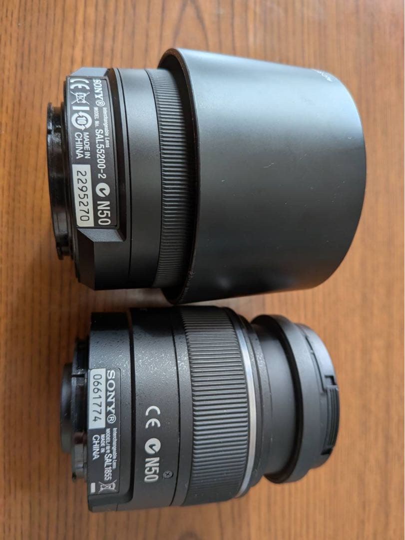 SONY α65 低ショット数　レンズ3本おまけ