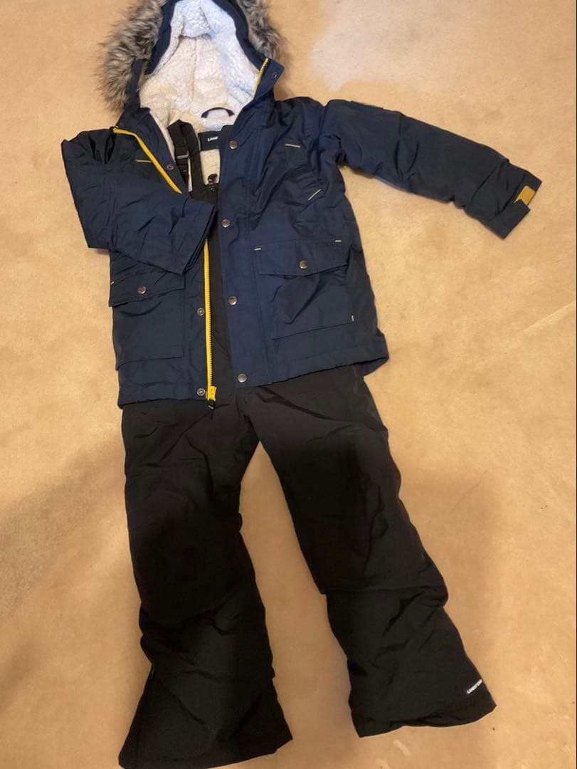 LAND'S END スノーウェア　上下セット　防水　5才　6才　110 120