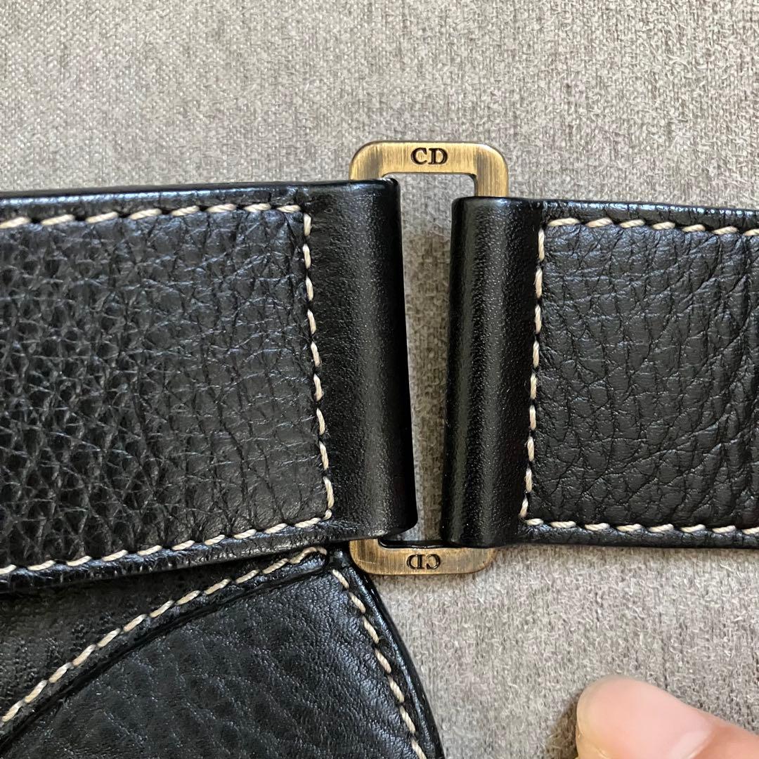Christian Dior クリスチャンディオール サドルウエストポーチ ロゴ