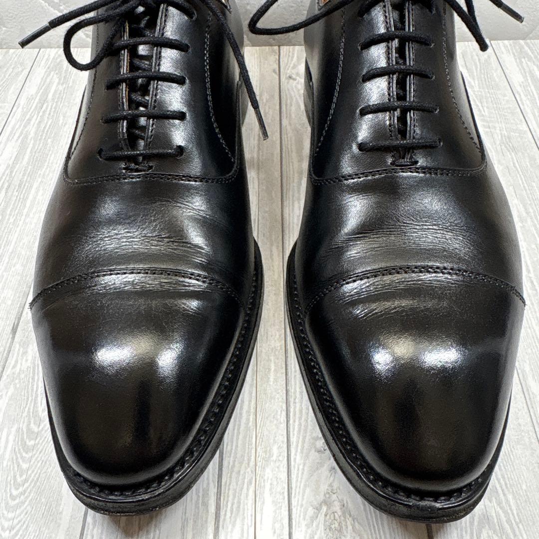 Berwick バーウィック 5217 ブラック ストレートチップ UK7