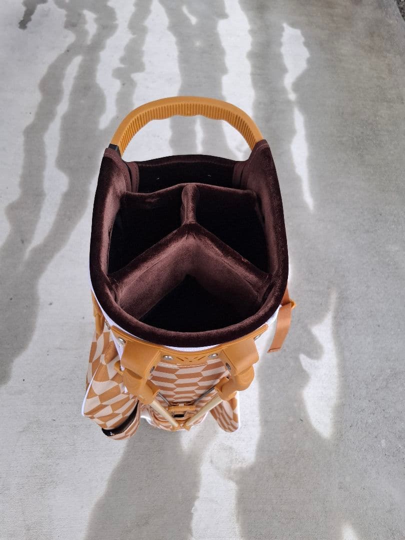 CRAVIN GOLF チェック柄キャディバッグ