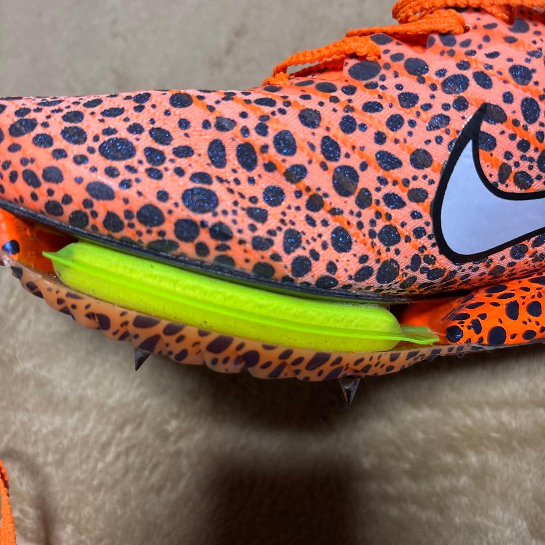 Nike スパイクシューズ オレンジ/青