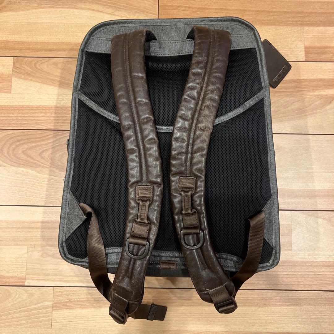 TUMI Alpha2 T-Pass バックパック アールグレー×ブラウン