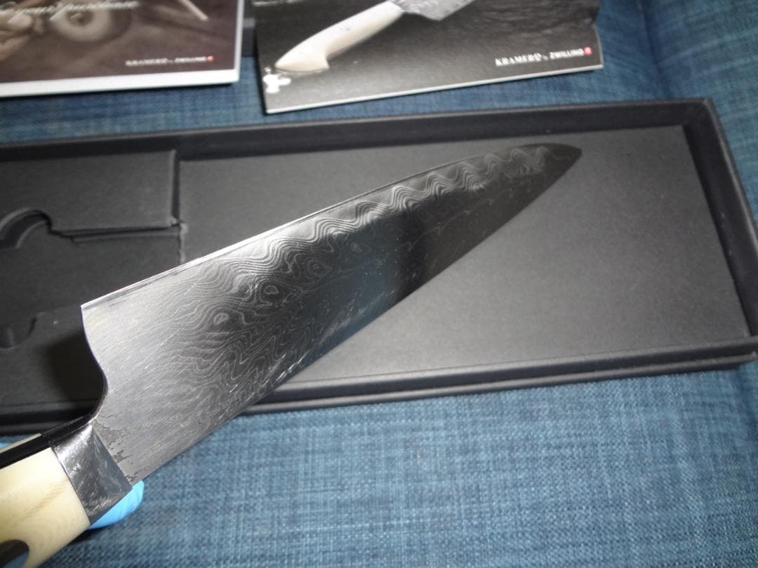 希少終売　　ボブクレーマー　三徳包丁　２０ｃｍ　キュミュラス USED