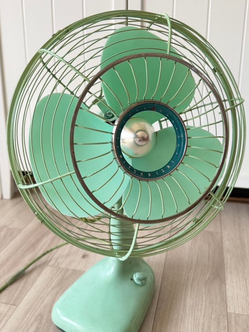 MITSUBISHI 三菱扇風機　３枚羽　動作確認済　ビンテージ　DM-12HC