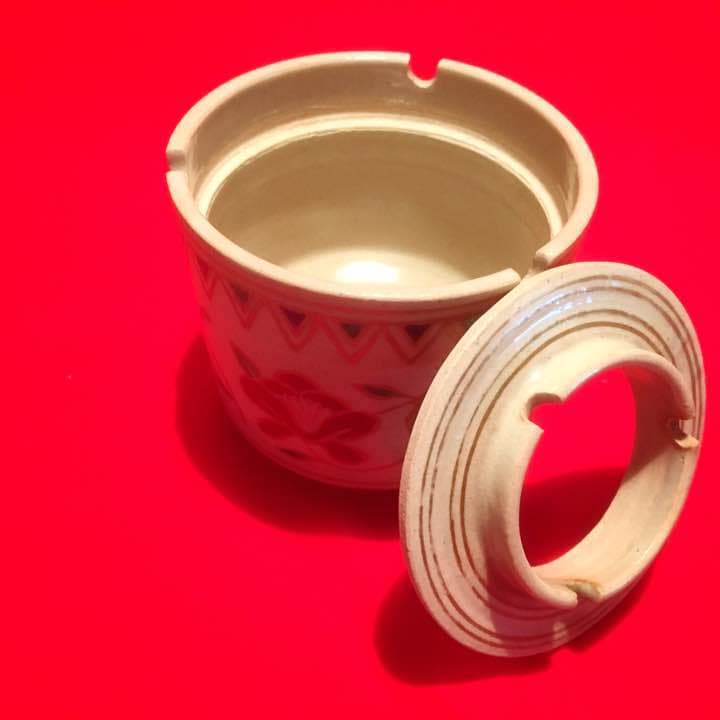A40周平作　京焼　灰皿