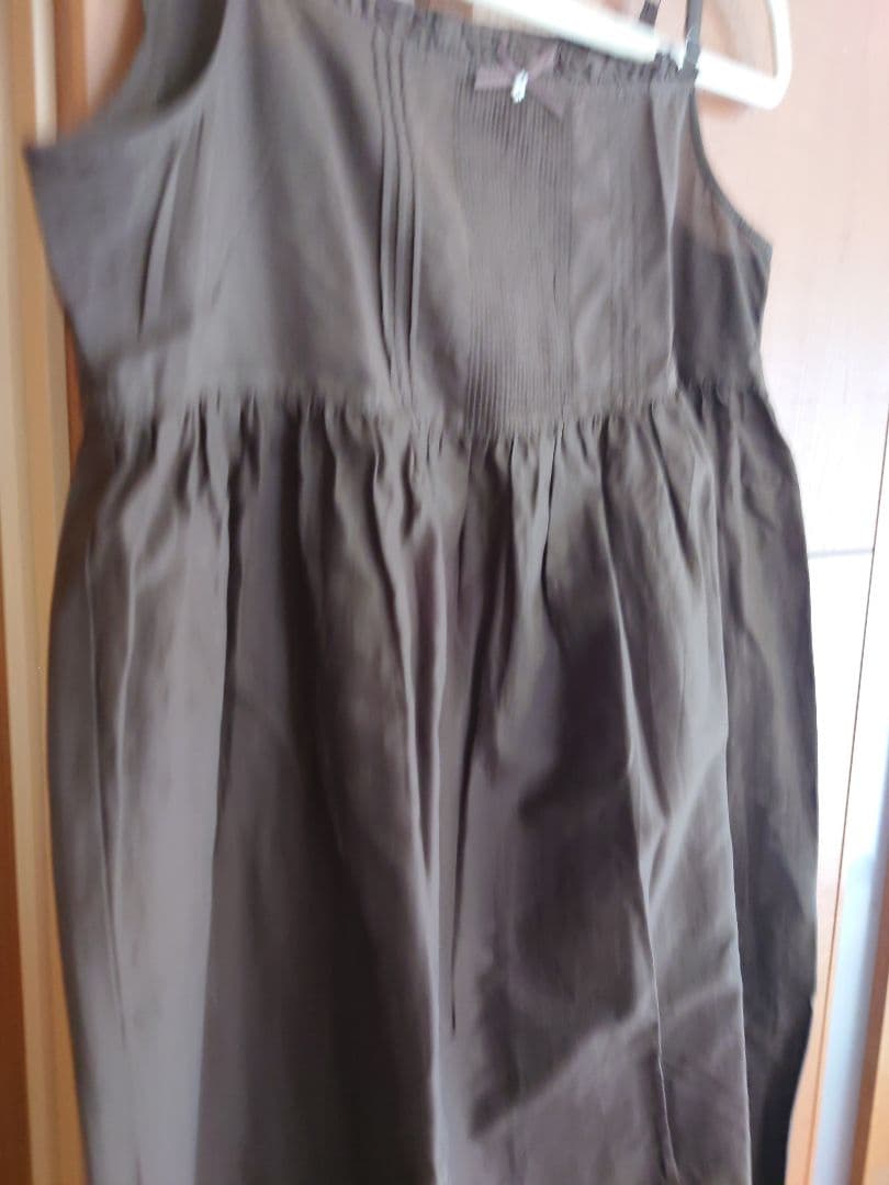 希少　PINKHOUSEピンクハウスの茶色のロングキャミソール