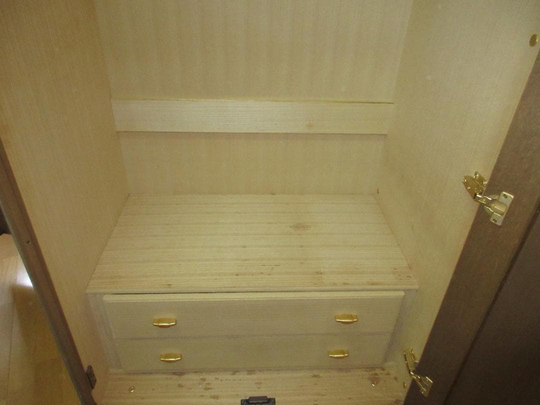 【昭和レトロ】　ヴィンテージ　府中家具　大型たんす　クラシック