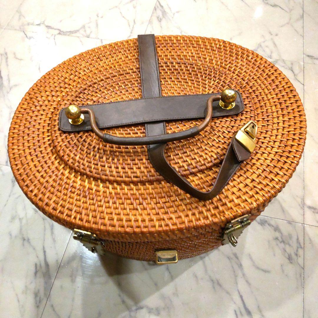 ◆バスケット 新品 籠 収納家具 茶道具 インテリア アンティーク調好きな方♪