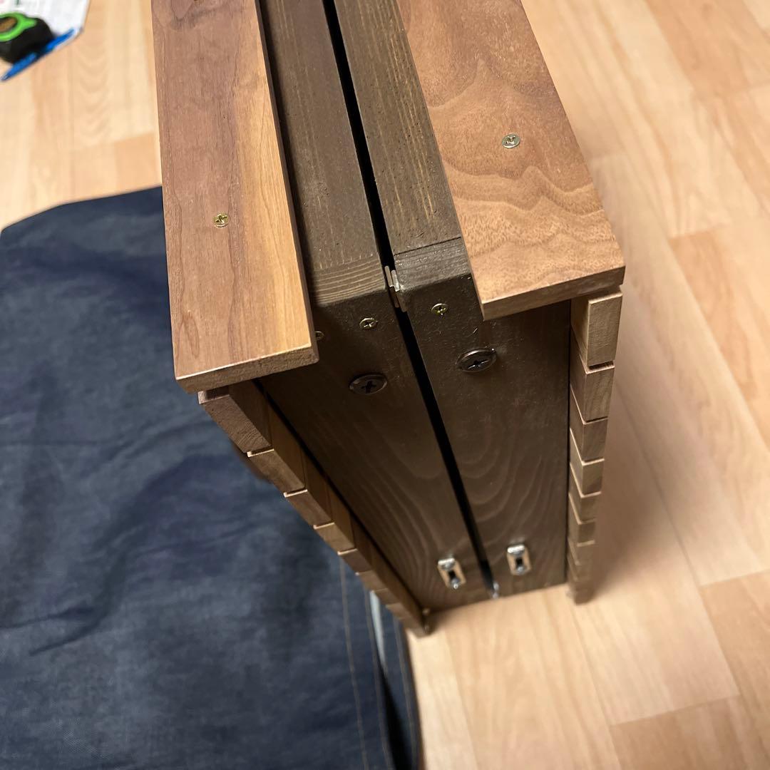 オーダーメイド品　アウトドア木製テーブル