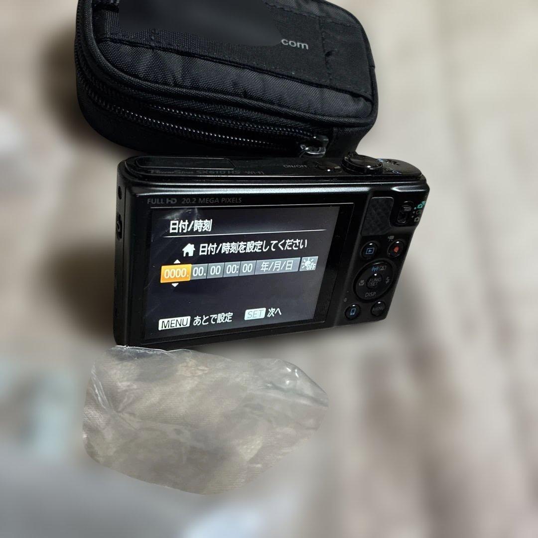 439【動作確認済み美品】Canon powershot SX610HSブラック