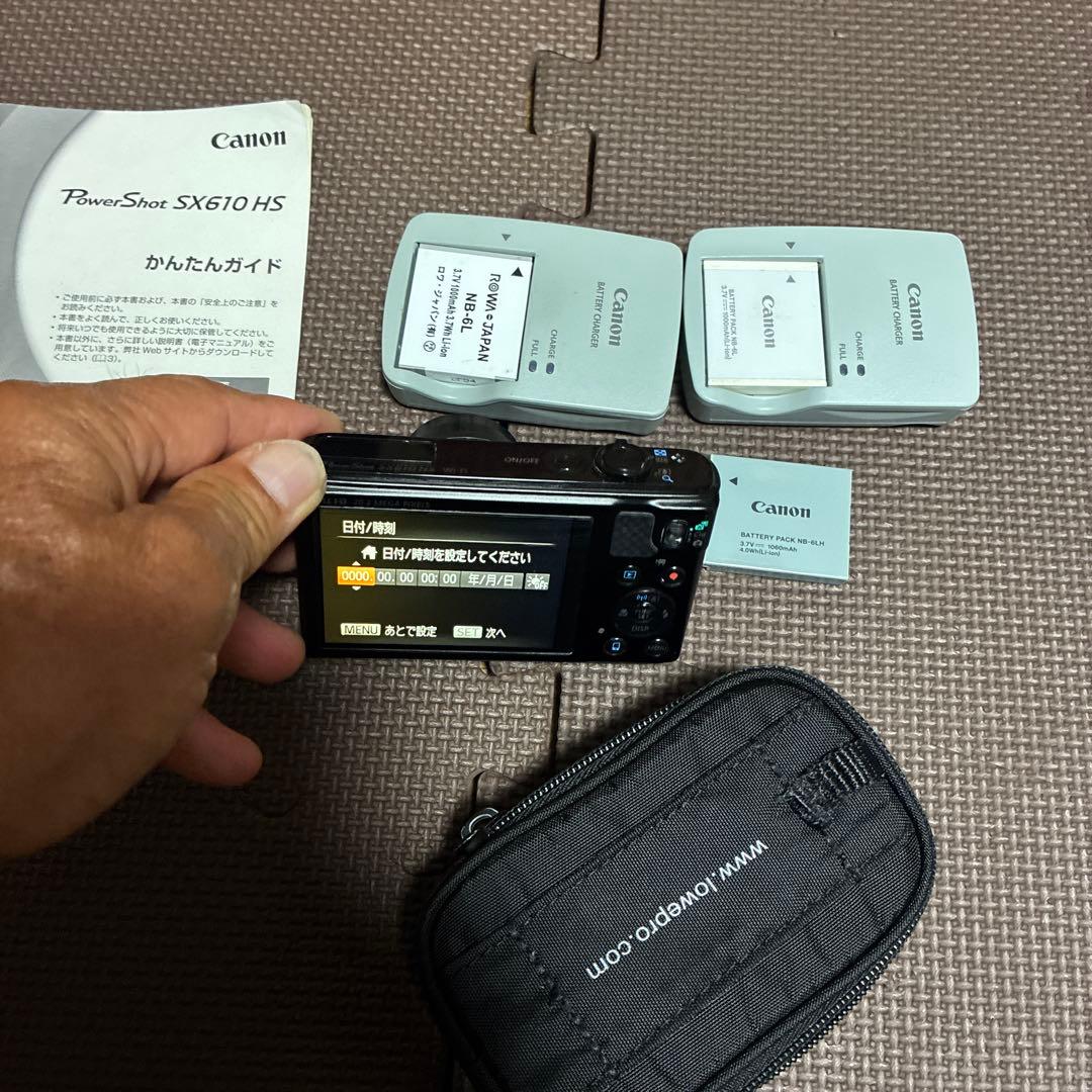439【動作確認済み美品】Canon powershot SX610HSブラック