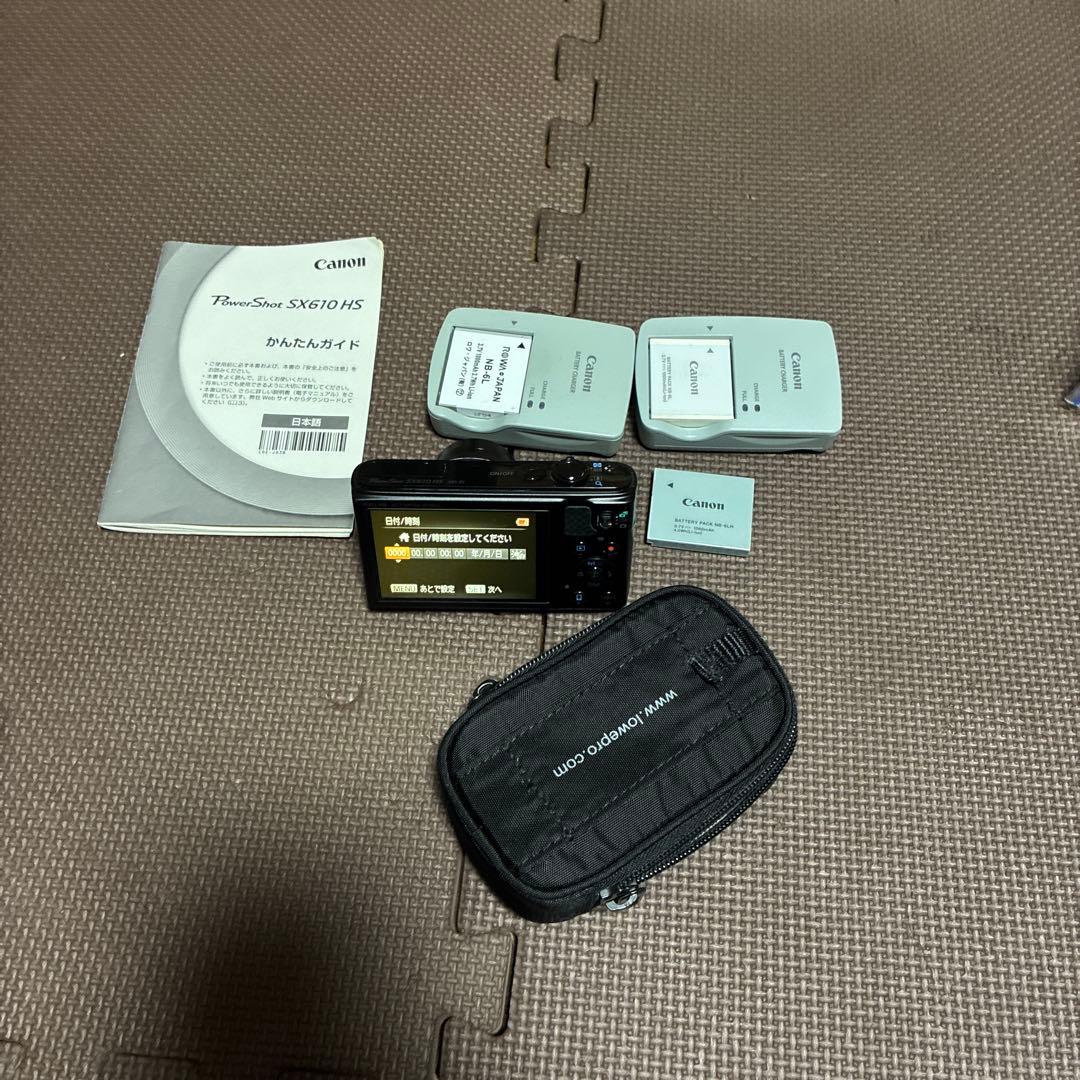 439【動作確認済み美品】Canon powershot SX610HSブラック