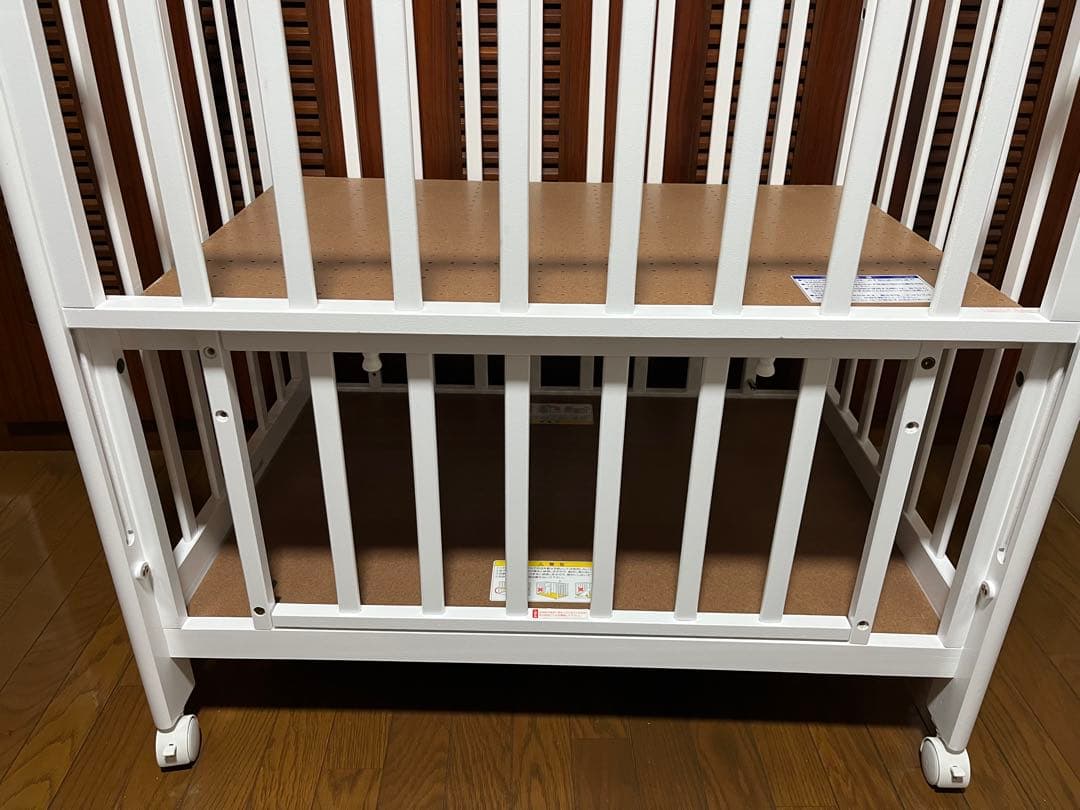 yumiko〜断捨離中〜専用　カトージ　ベビーベッド　ミニ　ホワイト