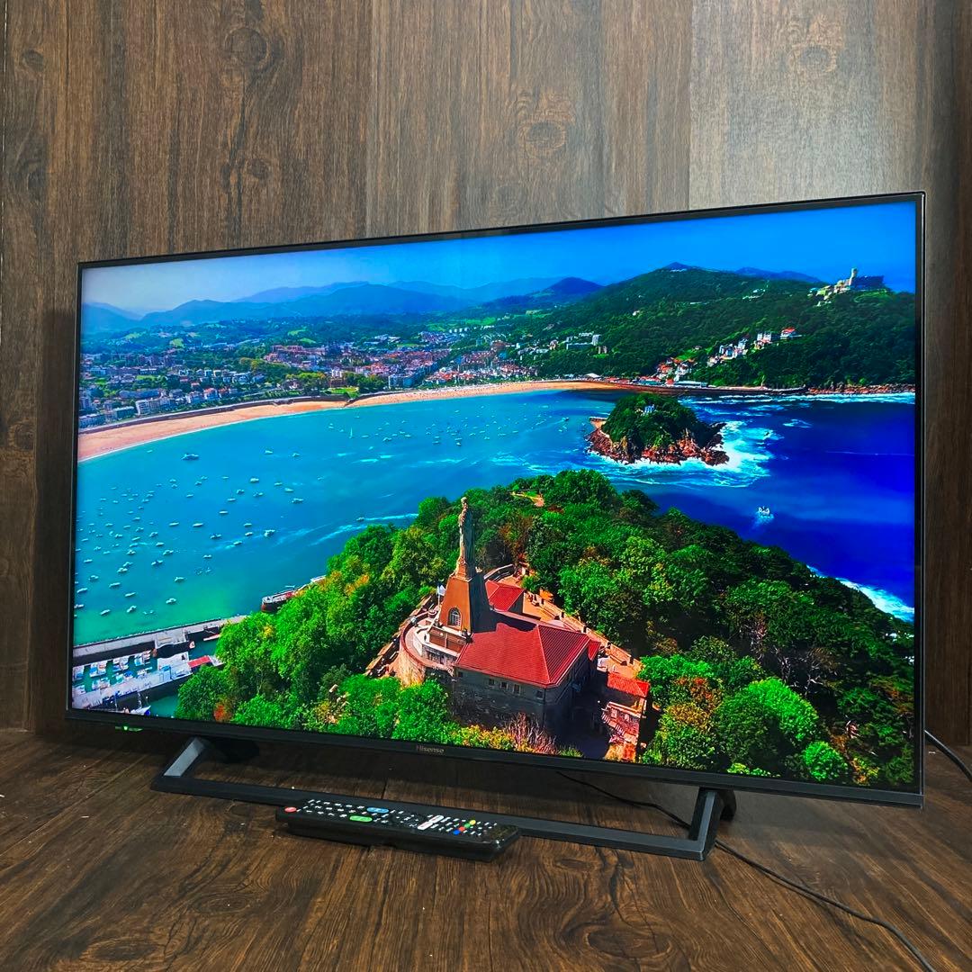 極美品 ハイセンス 43インチ 4K液晶テレビ 43E6800 2019年製