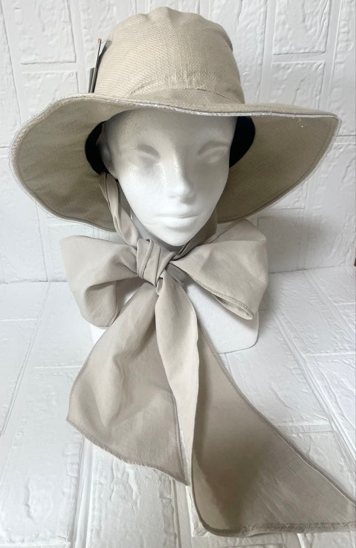 【新品】アンテプリマクロッシェハットサマーシールドリボンスカーフ遮熱遮光UVケア