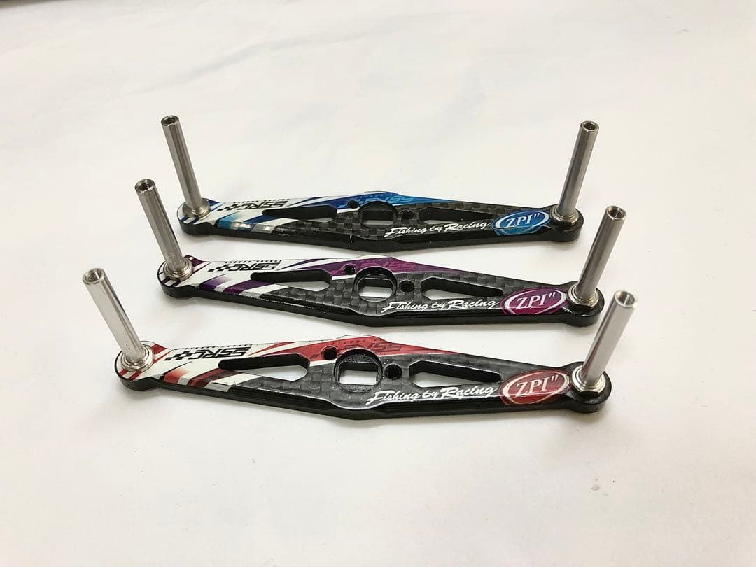 ＺＰＩ　ストレートカーボンハンドル　９２Ｄ　カラーグラフィックモデル　３本セット