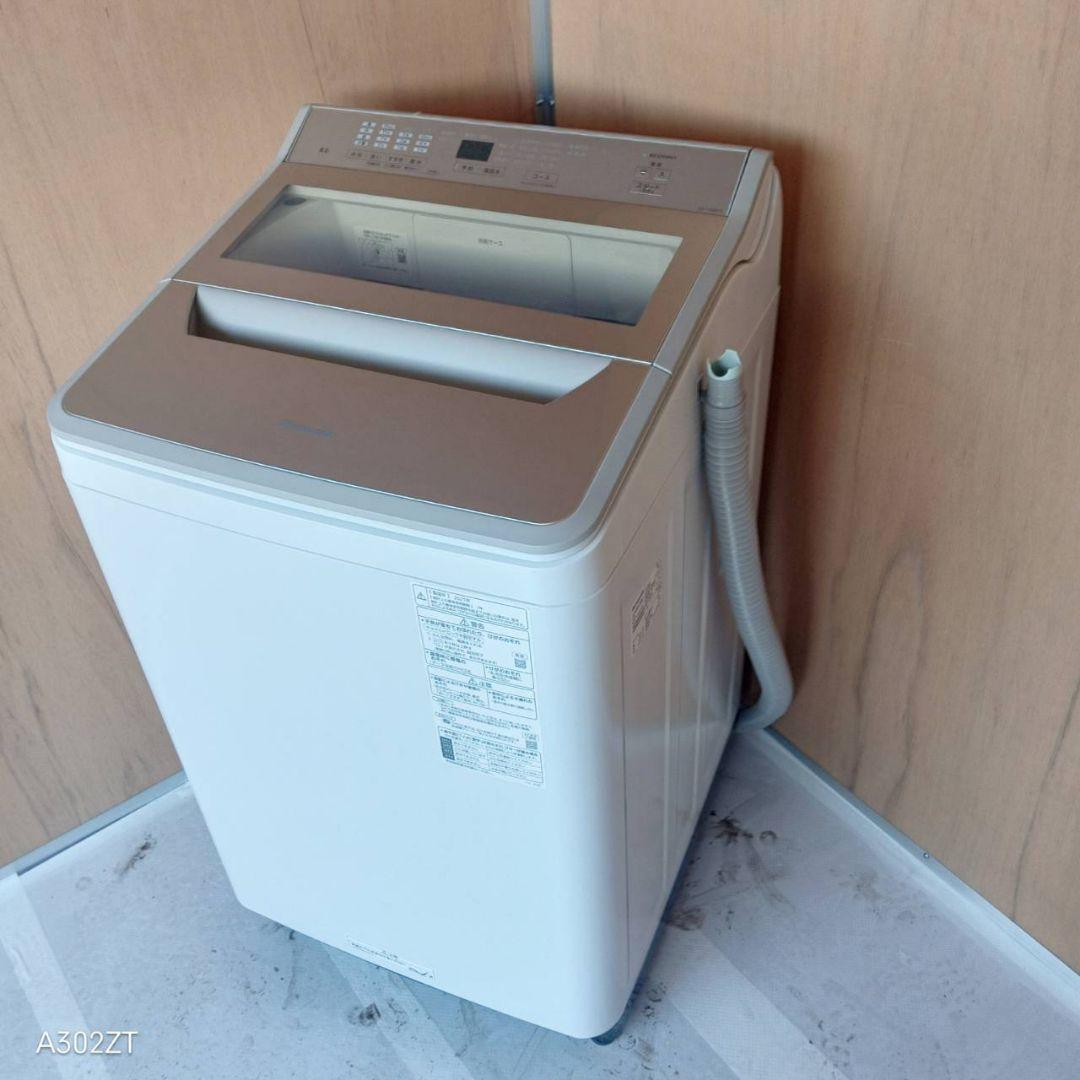 I 162 送料設置無料 Panasonic洗濯機　容量 8㌔ 　エコナビ搭載