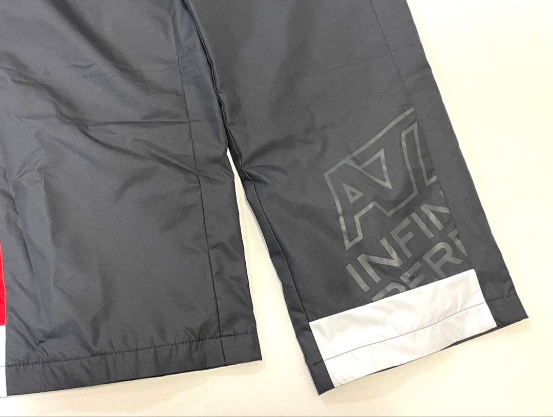 アシックス【Ｍ】XAW720-XAW820 ウォーマー上下組 ブラック 黒