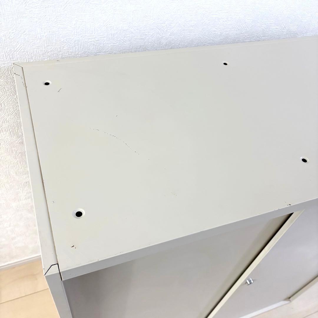 オカムラ　書庫　オフィス　ローキャビネット　キャビネット　A4 鍵付き