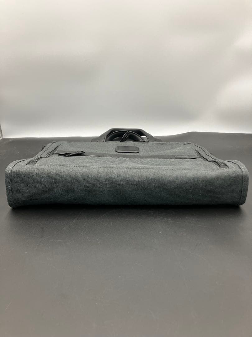 TUMI ALPHA 2 スリムデラックス ブリーフケース キャンバス グレー