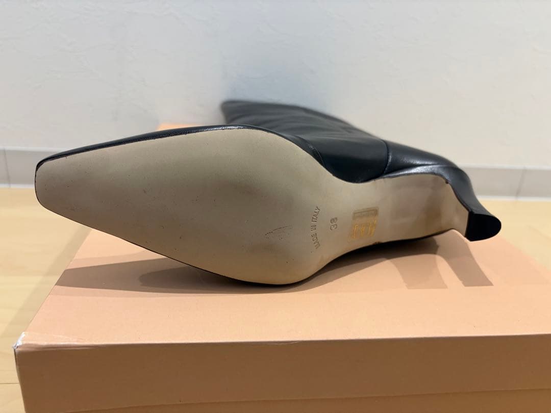 新品のCORSOROMA.9のルーズフィットロングブーツ24.0cm