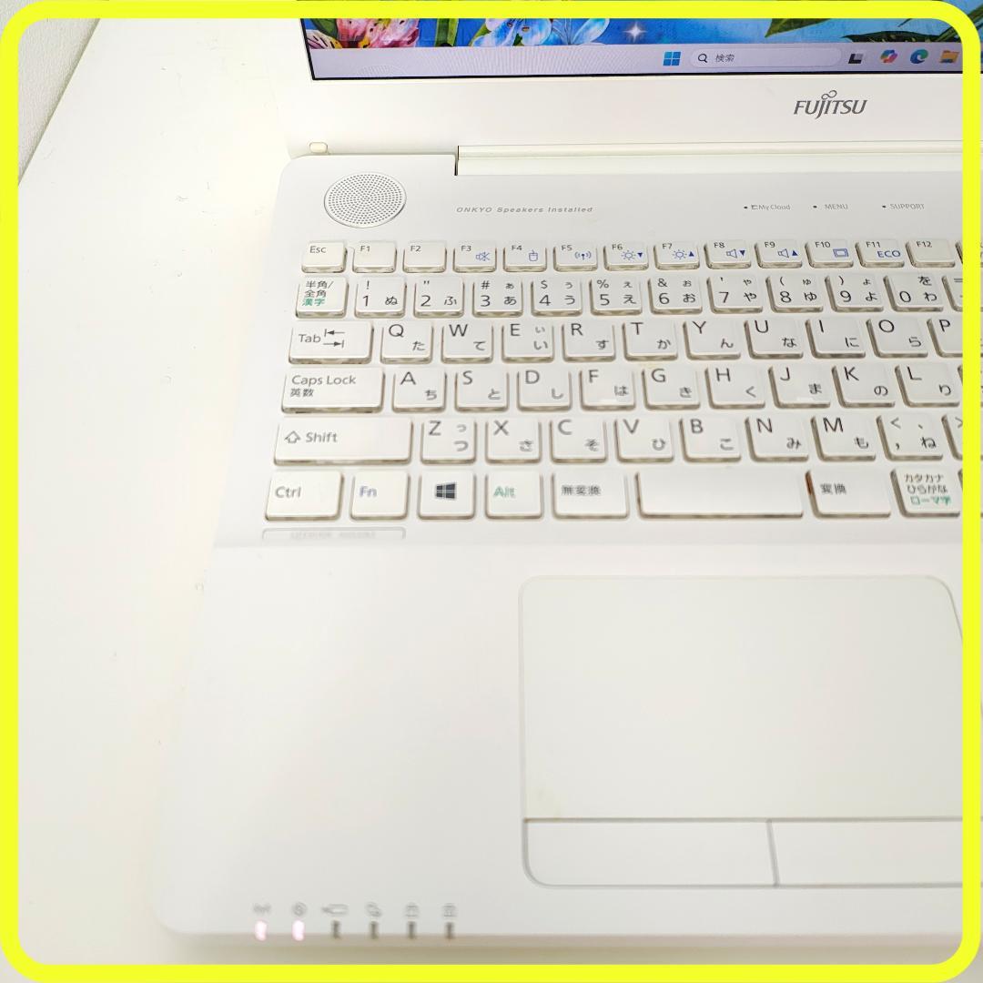 白　第6世代　i7　新品SSD512⭐️windows11ノートパソコン　793