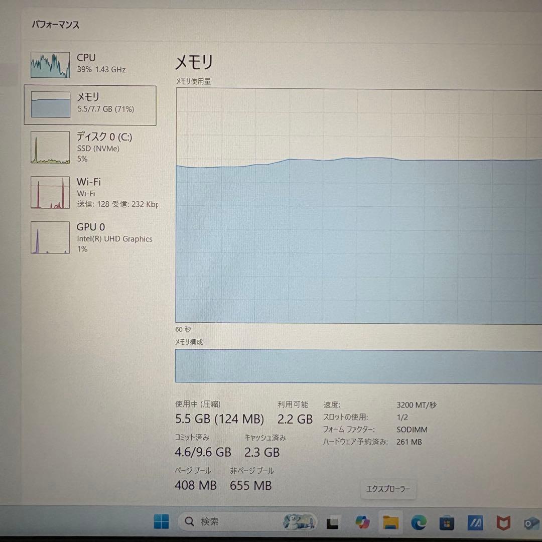 ASUS　ノートパソコン　X515JA　SSD512GB 　メモリ8G