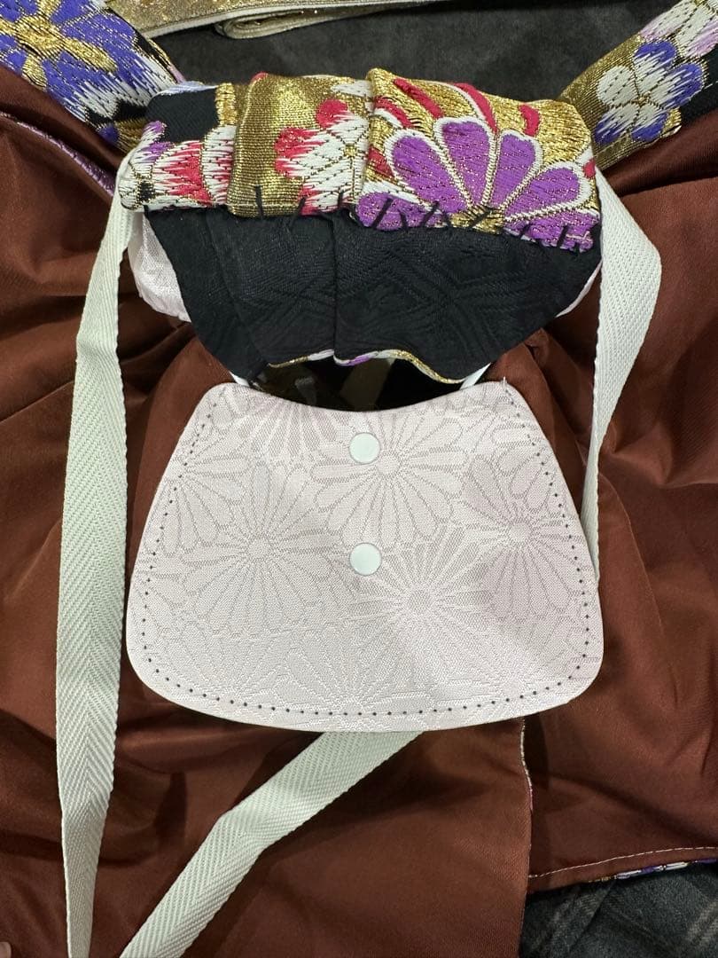 作り帯のみ　二部式　正絹　振袖