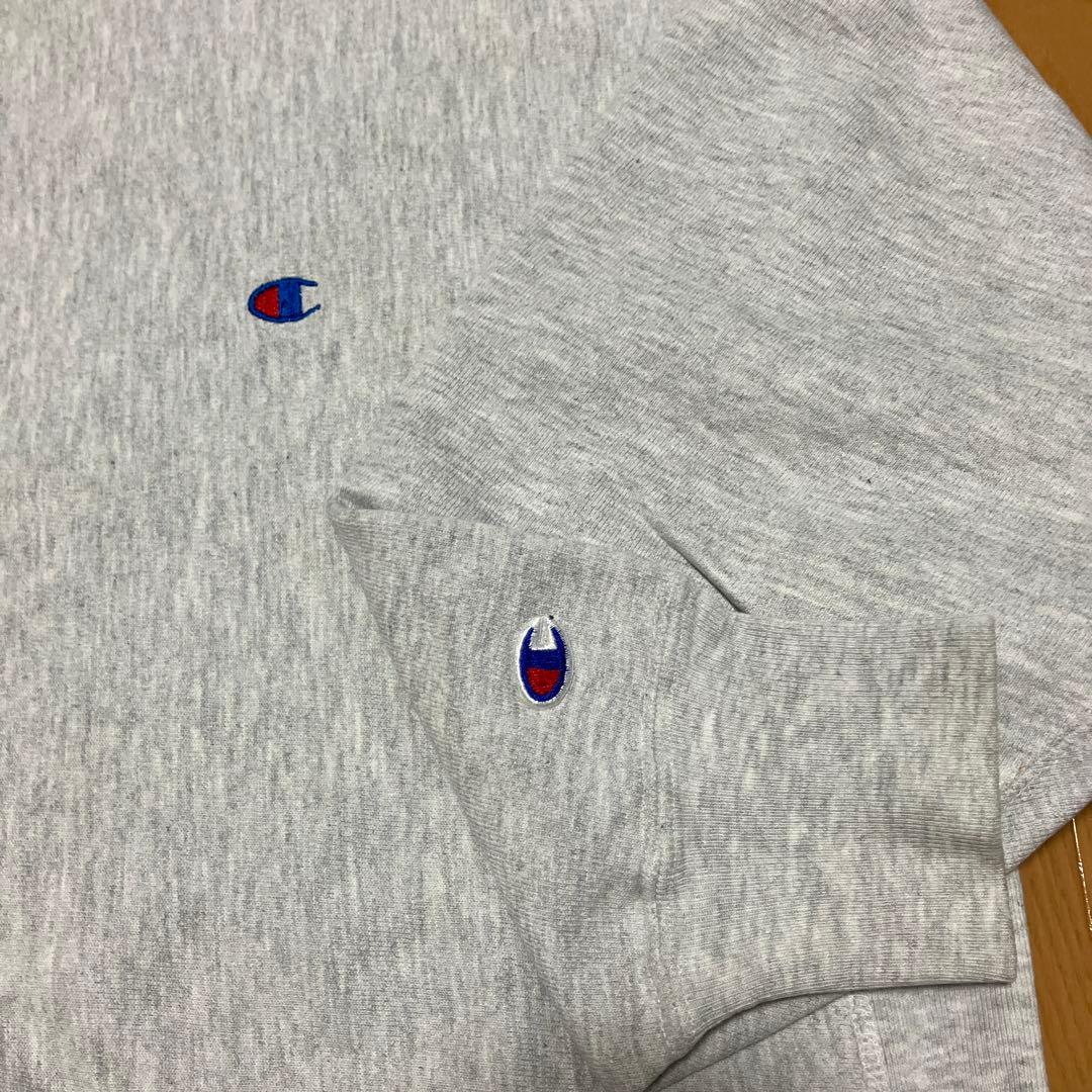 チャンピオン　リバースウィーブ　90s XXL 刺繍タグ　目あり　無地